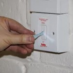 White fuse box